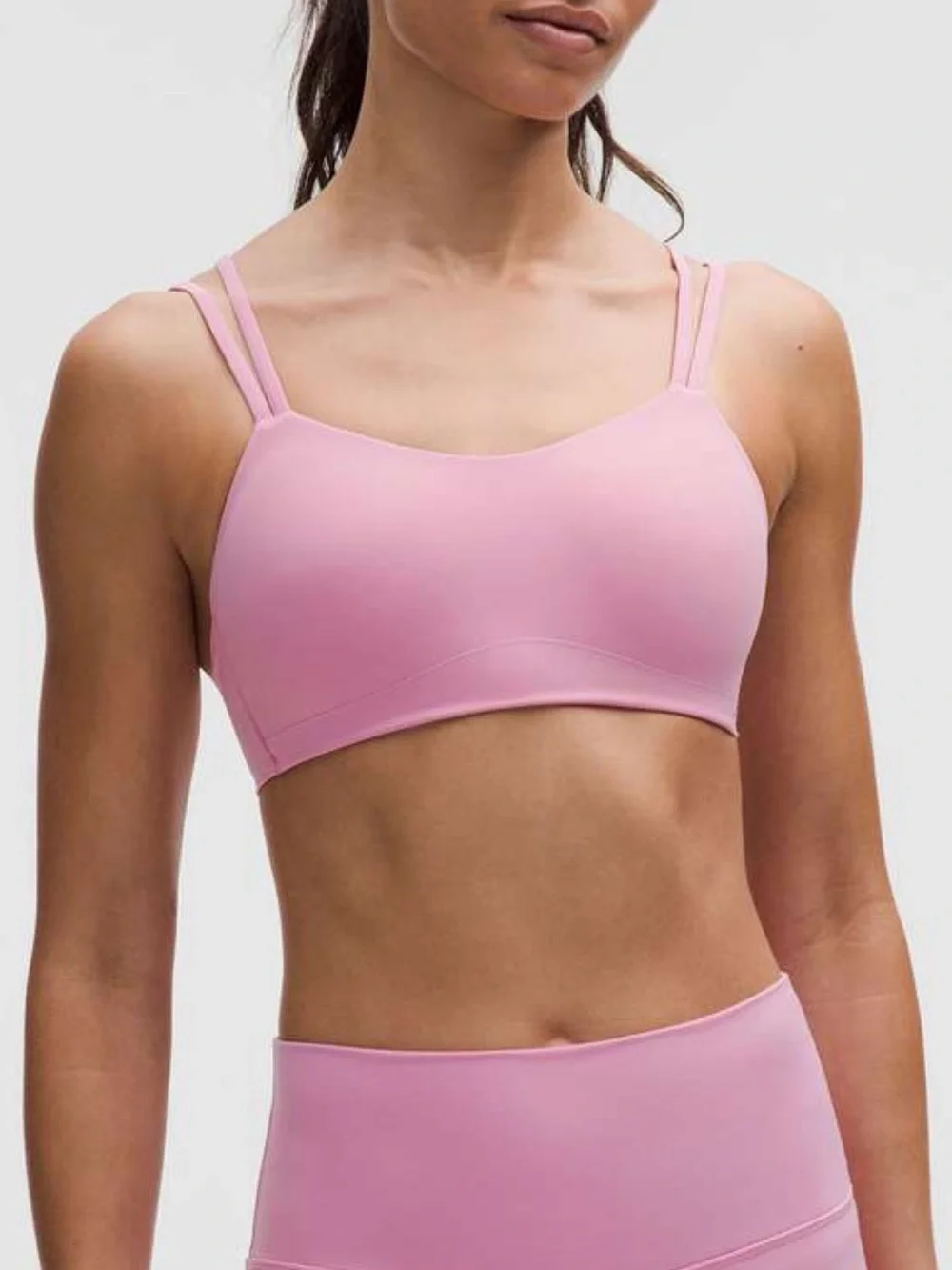 NWT Lululemon Like a Cloud Bra + Hotty Hot Shorts Set – Pink Frosting – Size 4 - Picture 3 of 14
